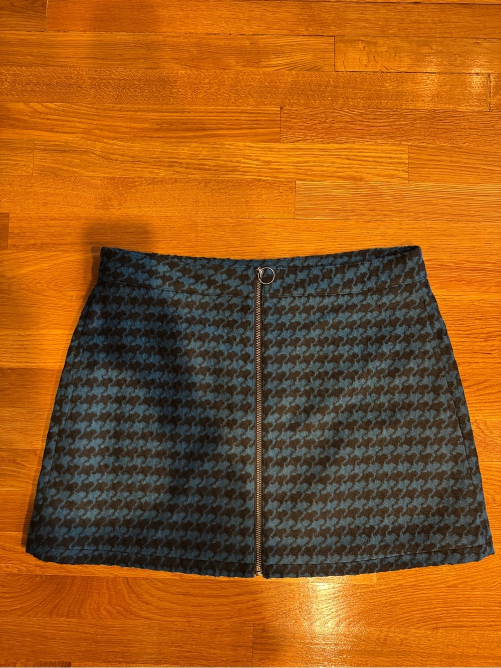 Oat New York Houndstooth Skirt w/Zipper Size 31